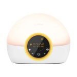Review of Lumie Bodyclock Starter 30 Wake-Up Light Alarm Clock with Sunrise and Sunset Features.